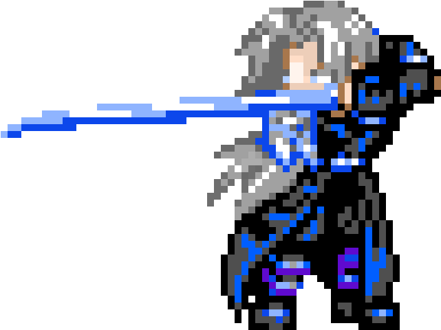 Sephiroth - Pixel Art (840x630), Png Download