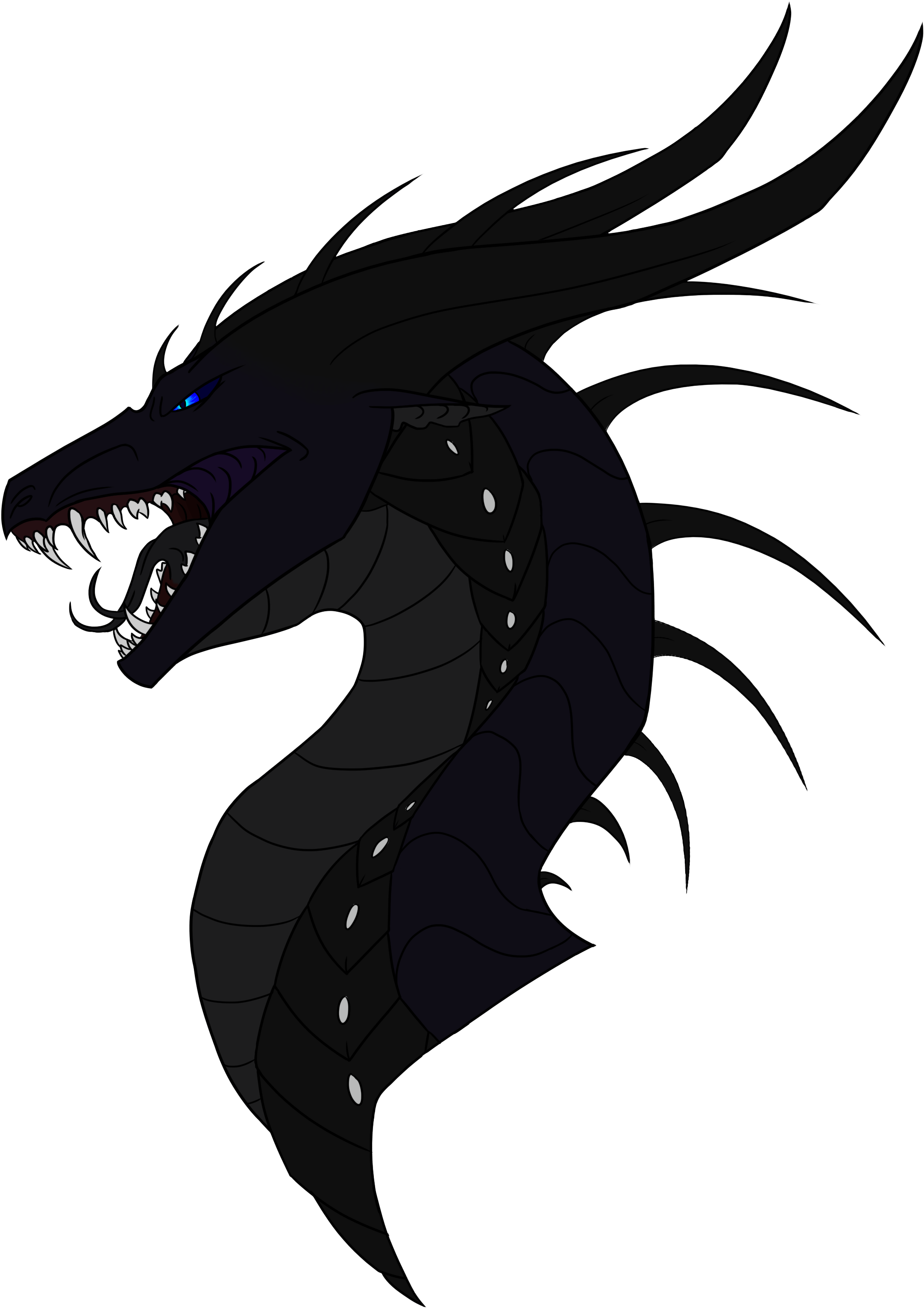 Apperence - Nightwing Wings Of Fire Morrowseer (2448x3264), Png Download