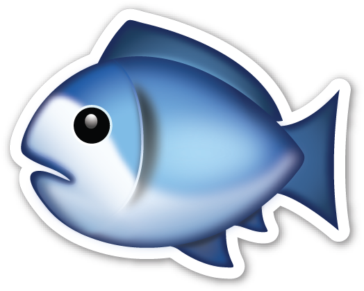 Fish - Emoji Pez Png (531x425), Png Download