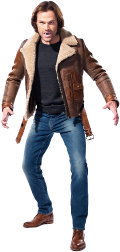 Supernatural Spn Spnfamily Jaredpadalecki Werewolf - Supernatural (240x503), Png Download