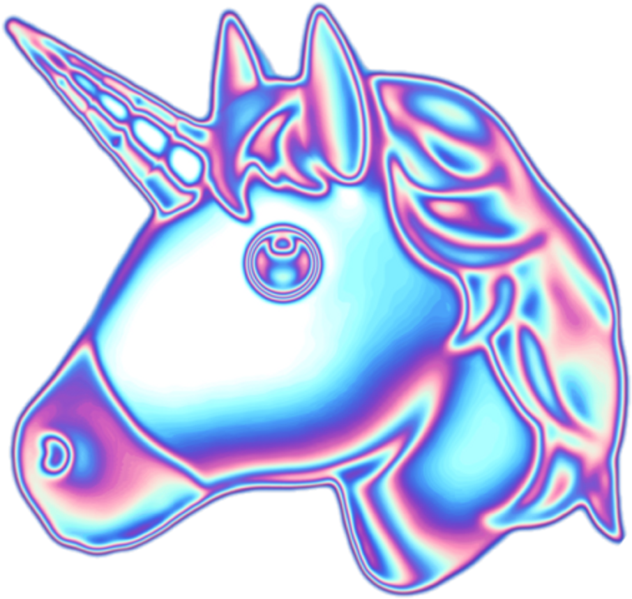 Sticker Unicorn Transprent Free - Holographic Gif (500x500), Png Download