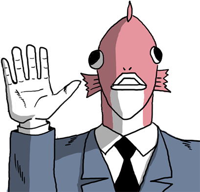 Business Fish Sticker Messages Sticker-0 - Business Fish Emoji (420x420), Png Download