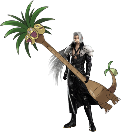 Final Fantasy Vii Final Fantasy Xv Crisis Core - Sephiroth Cosplay (498x543), Png Download