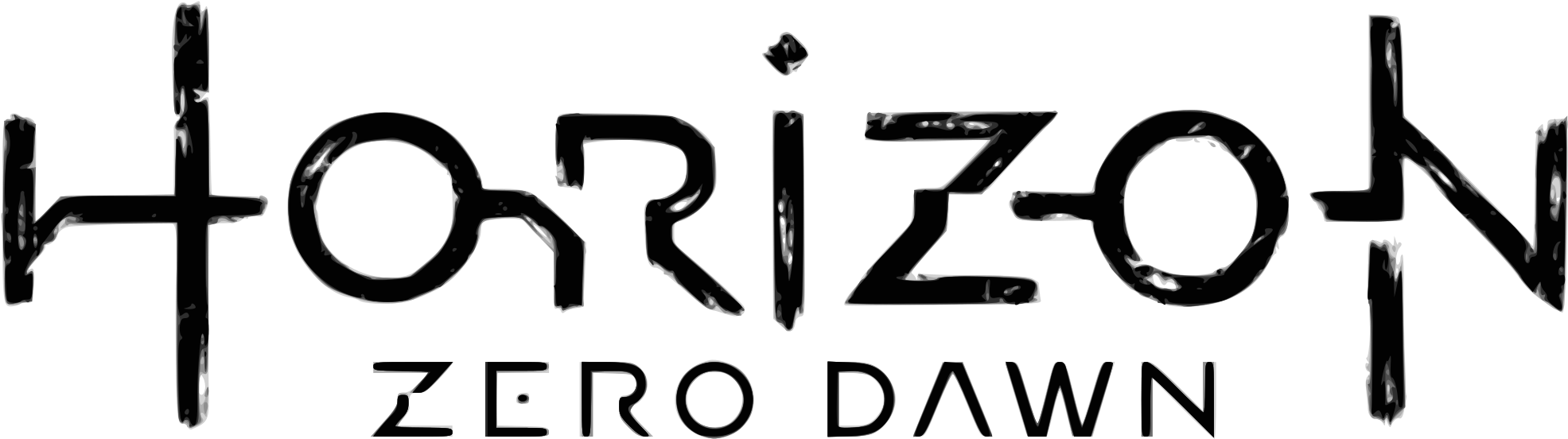 Open - New Horizon Zero Dawn Logo (2000x568), Png Download