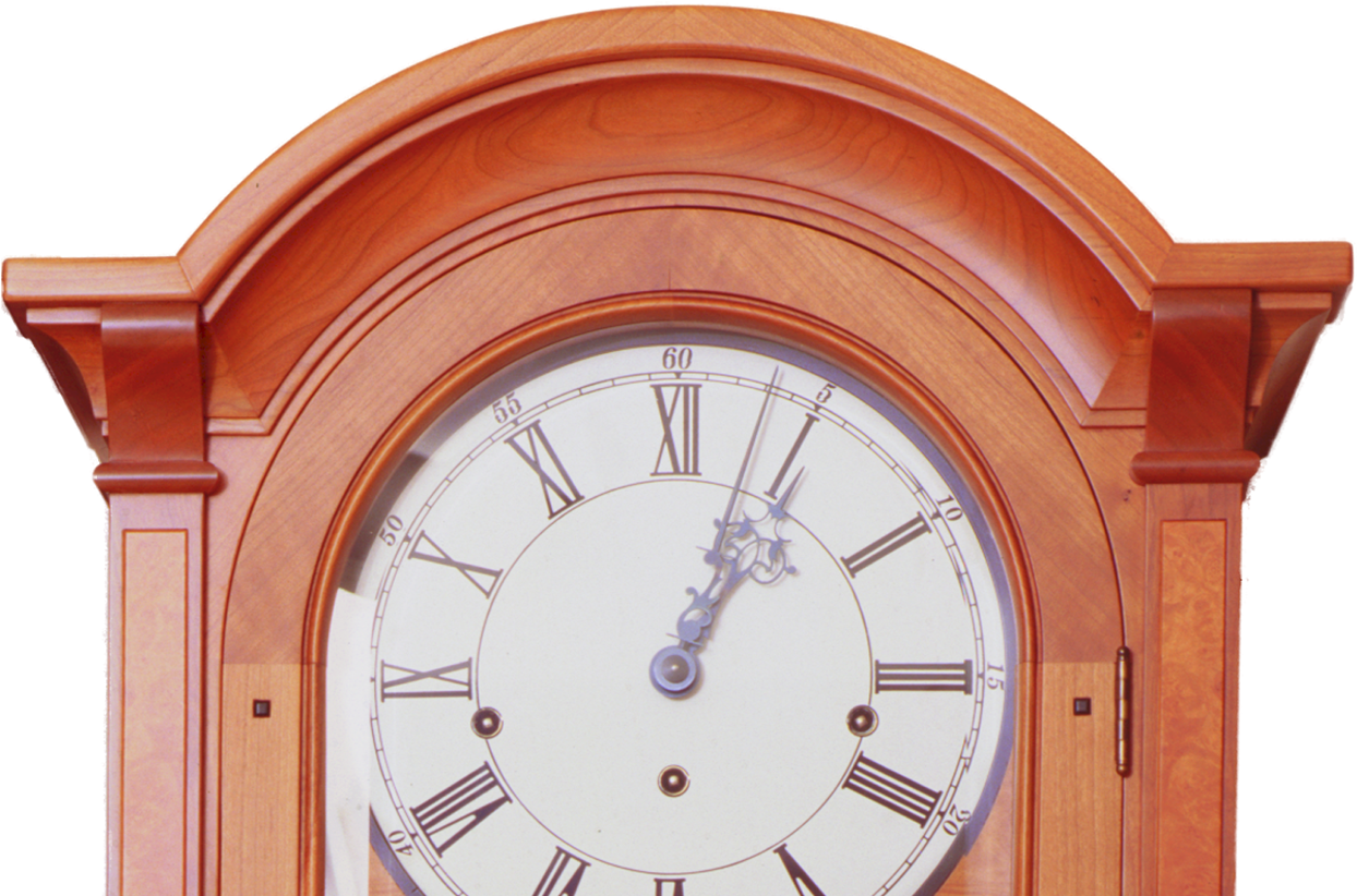 1998 Grandfather Clock - Clock (1243x830), Png Download