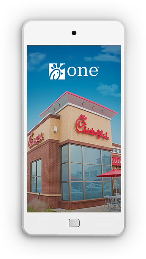 Skip The Line - Chick Fil A One App Logo (622x1102), Png Download