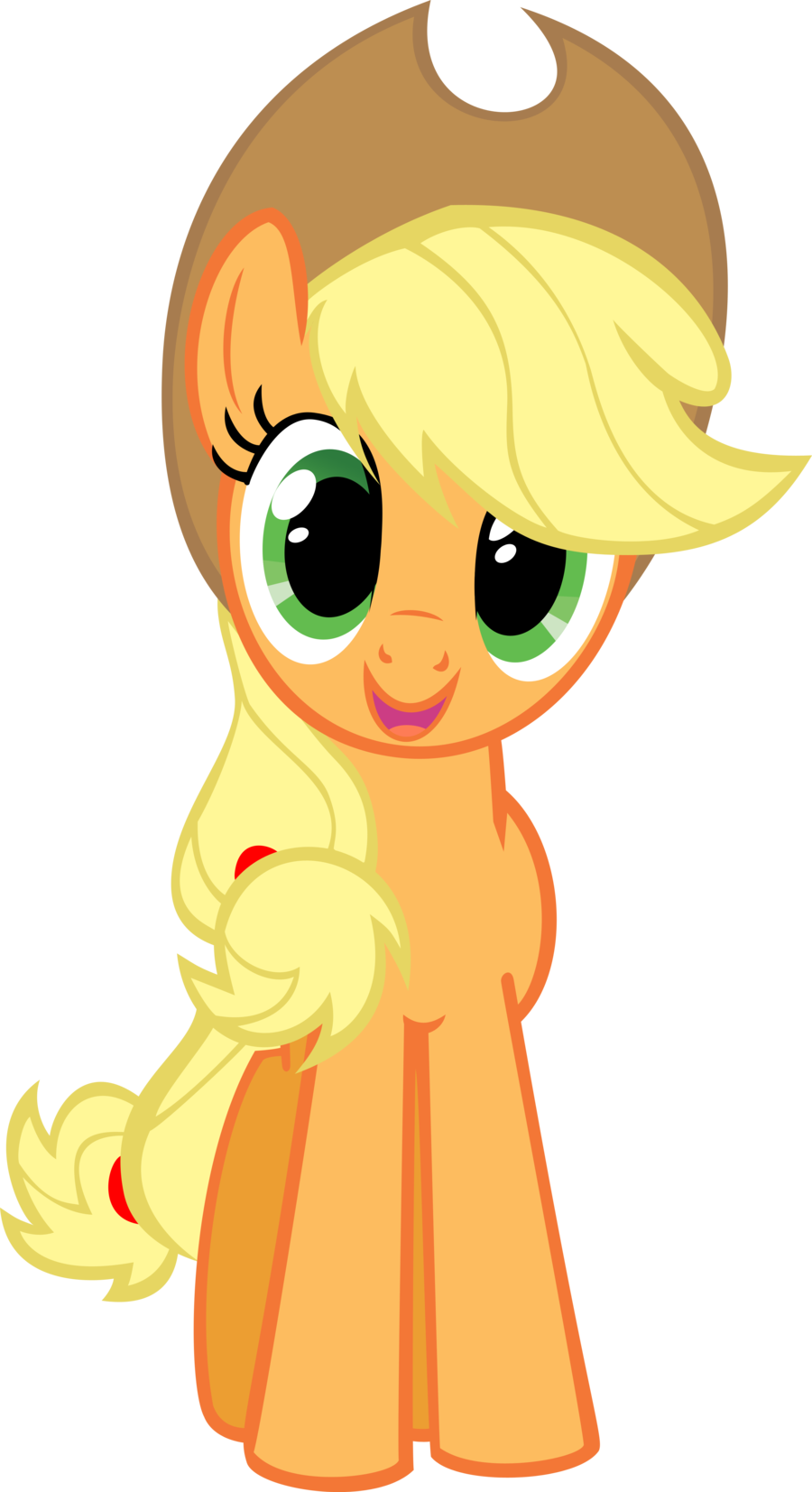 Applejack - My Little Pony Png Applejack (900x1653), Png Download