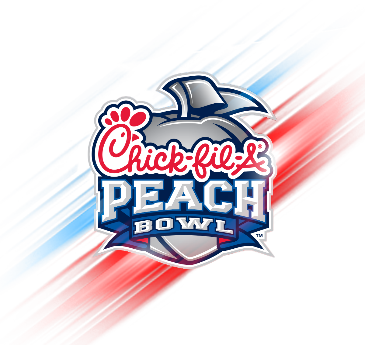 Chick Fil A Peach Bowl College Football Playoff Semifinal - Chick Fil A Peach Bowl Logo (1200x1135), Png Download