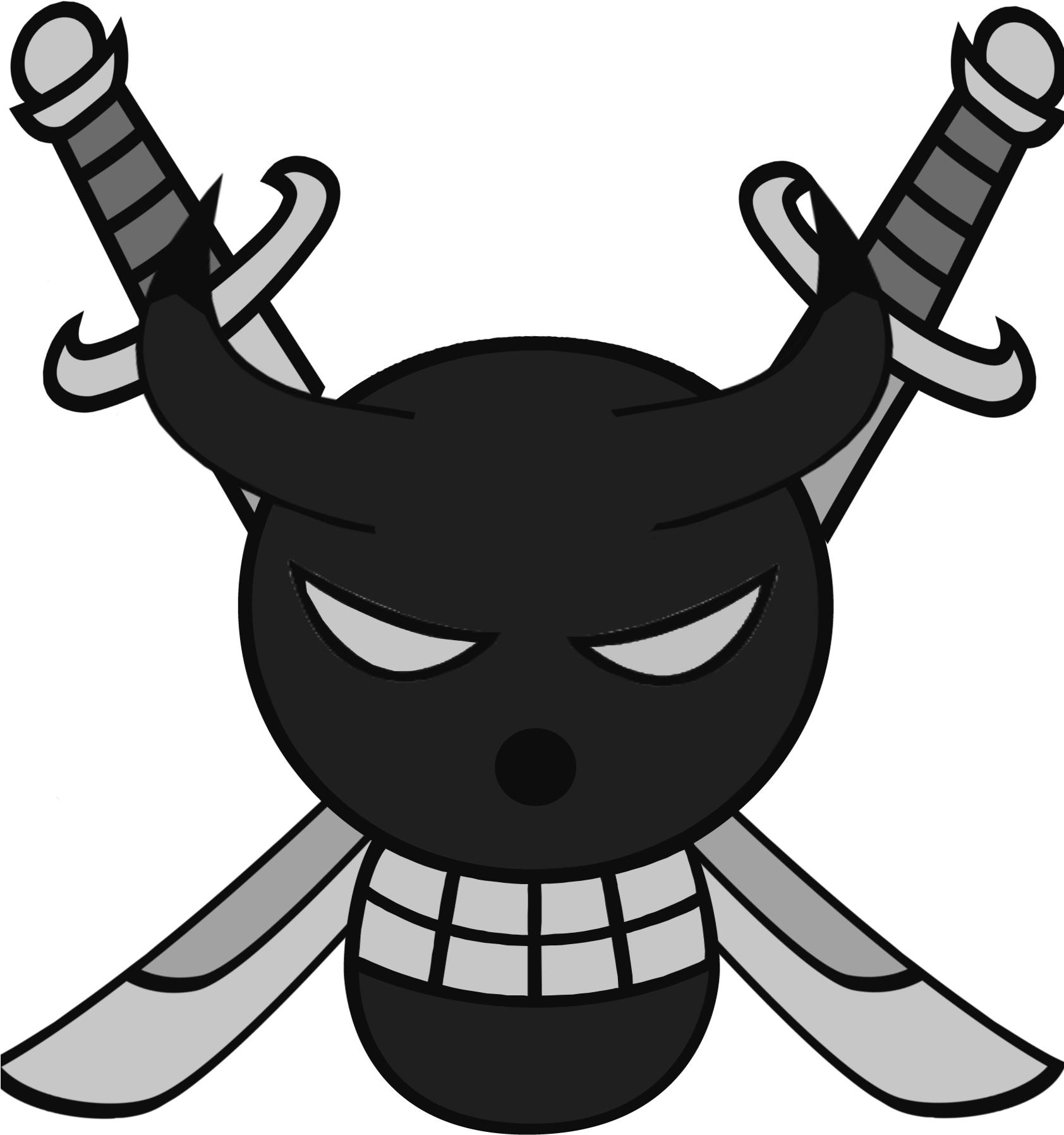 Rogue Jolly Roger - One Piece Custom Jolly Roger (1683x1942), Png Download