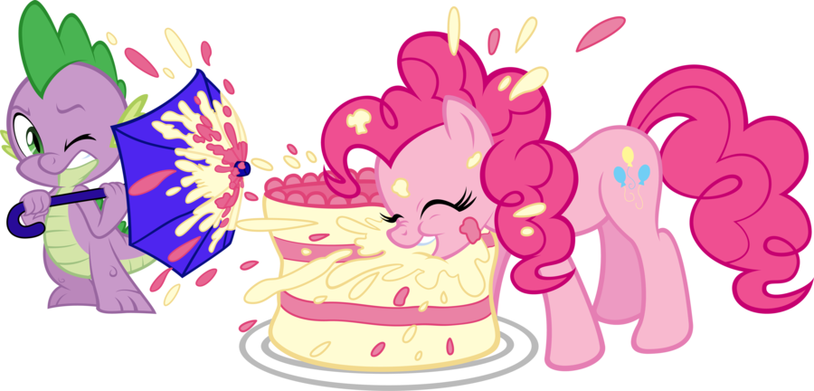Little Pony Cake Png Clipart Pinkie Pie Applejack Pony - Pinkie Pie Png Birthday (900x432), Png Download