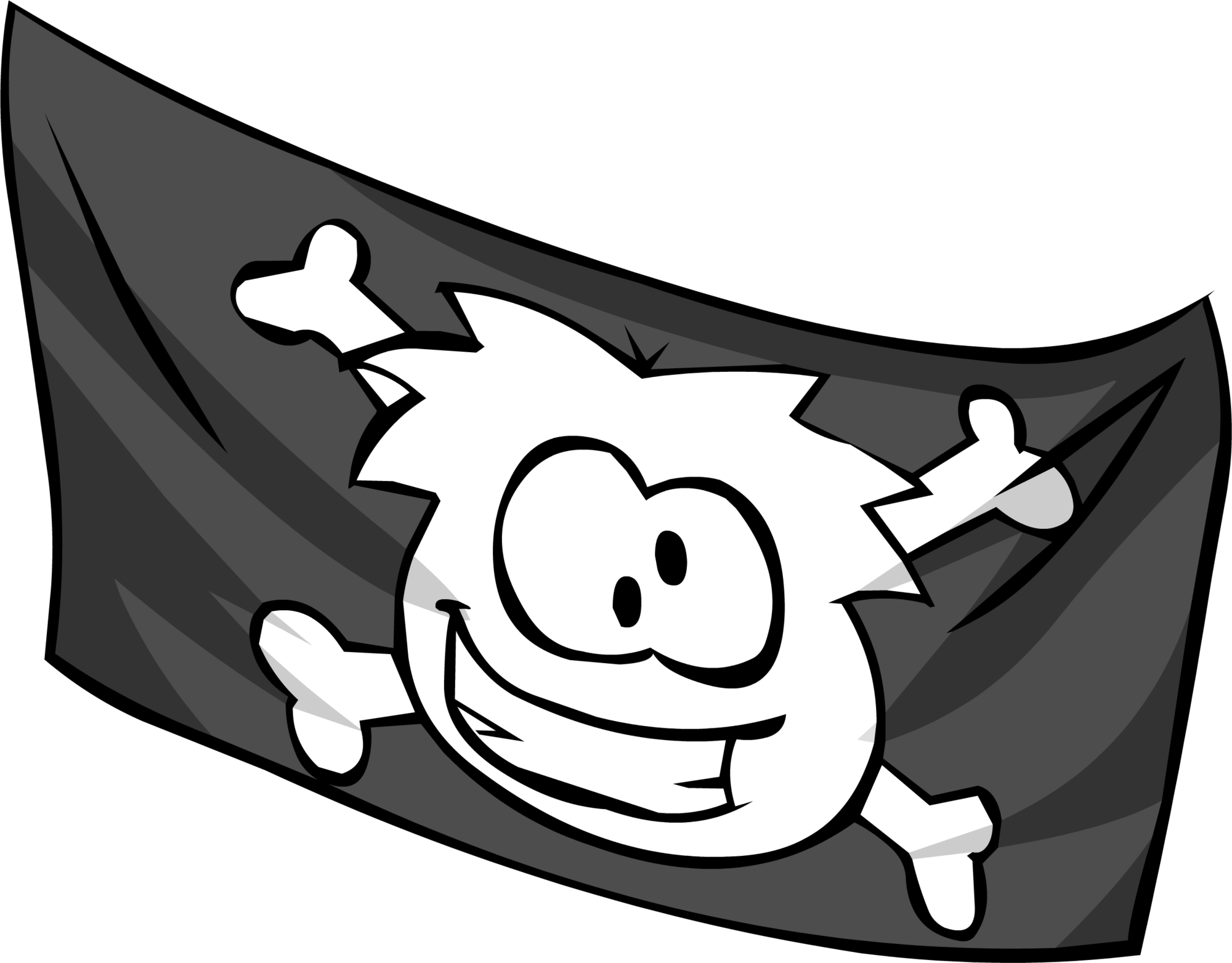 Jolly Roger Flag Sprite - Bandera De Barco Pirata (2000x1564), Png Download