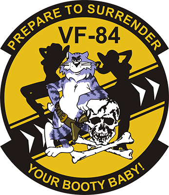 F 14 Tomcat Vf 84 Jolly Rogers - Tomcat (347x400), Png Download