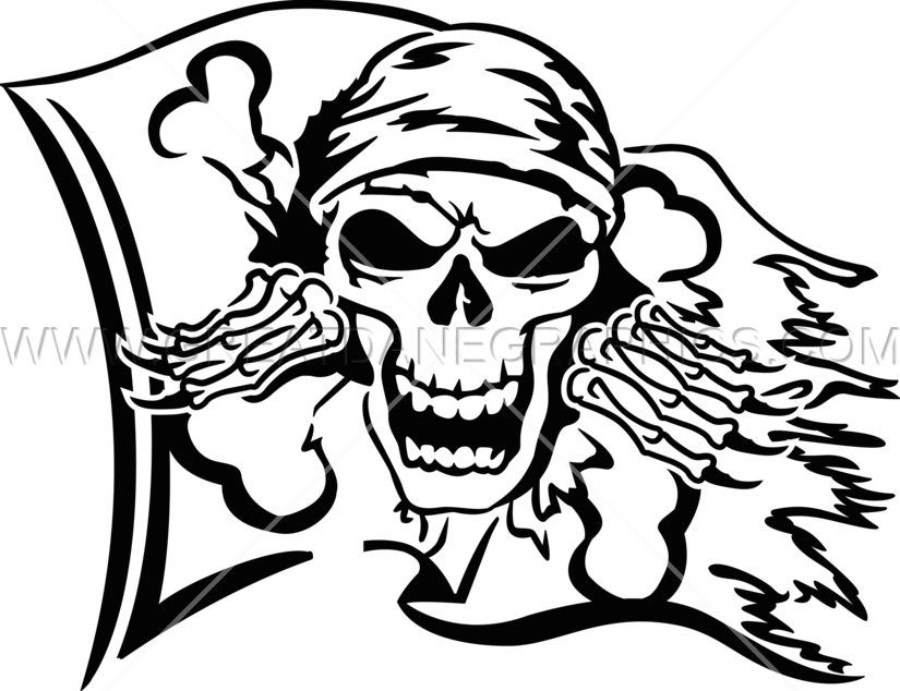 Jolly Roger - Vinyl Cutter (825x634), Png Download