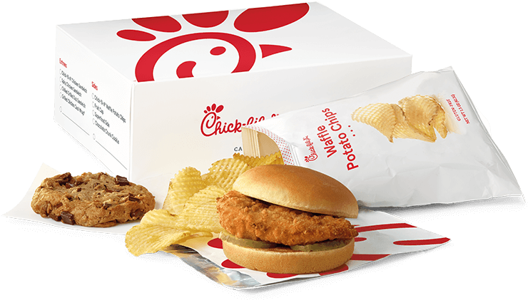 Regular Chick Fil A® Chicken Sandwich Packaged Meal - Chick Fil A Catering (800x800), Png Download