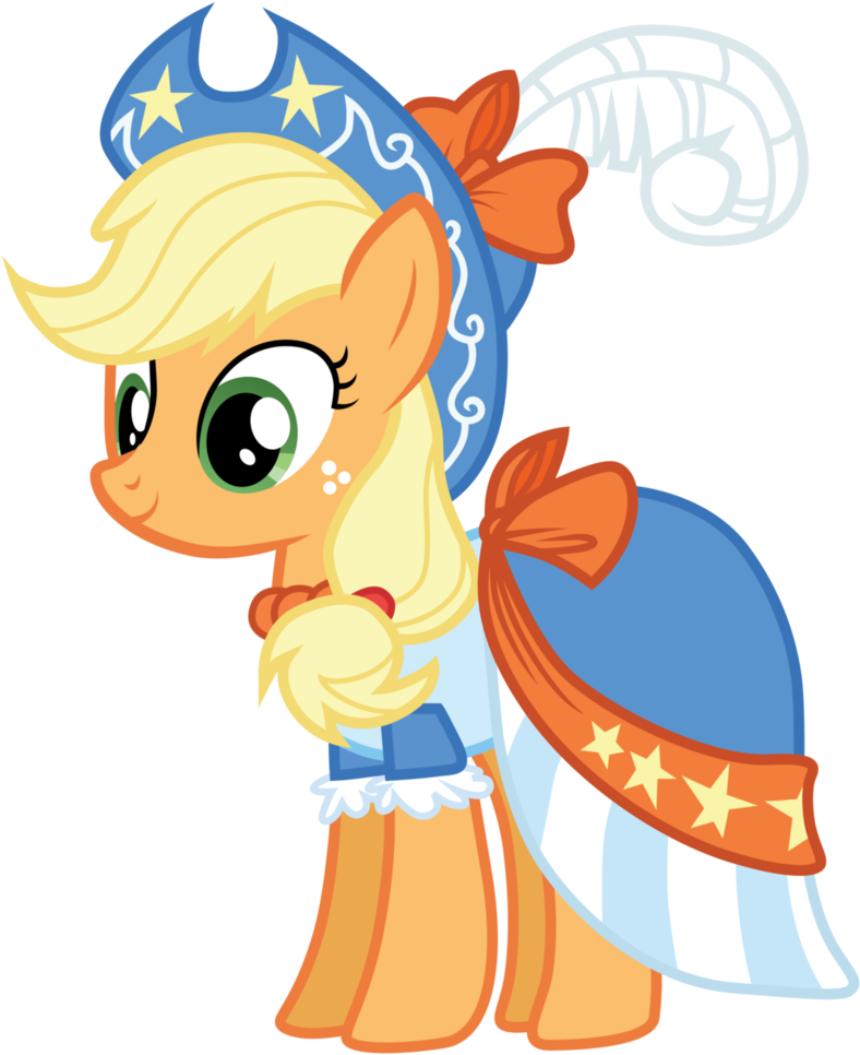Applejack - My Little Pony Applejack Dress (810x986), Png Download