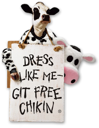 Celebrate Cow Appreciation Day - Chick Fil A Cow Appreciation Day 2018 (326x421), Png Download