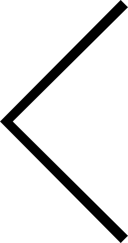 Essential Light Chevron Left Comments - Less Than Arrow Png (516x980), Png Download