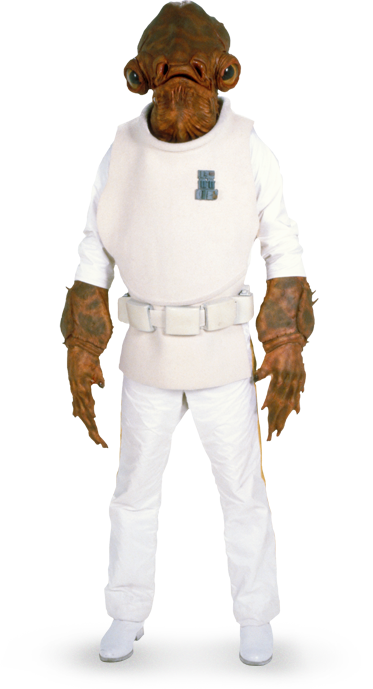 Admiral Ackbar - Star Wars Admiral Ackbar Png (373x689), Png Download