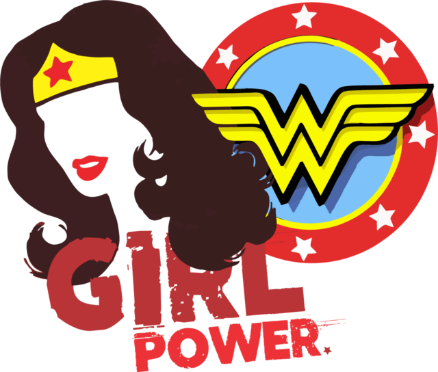 Wonder Woman - Superheroes Logo Wonder Woman (640x544), Png Download
