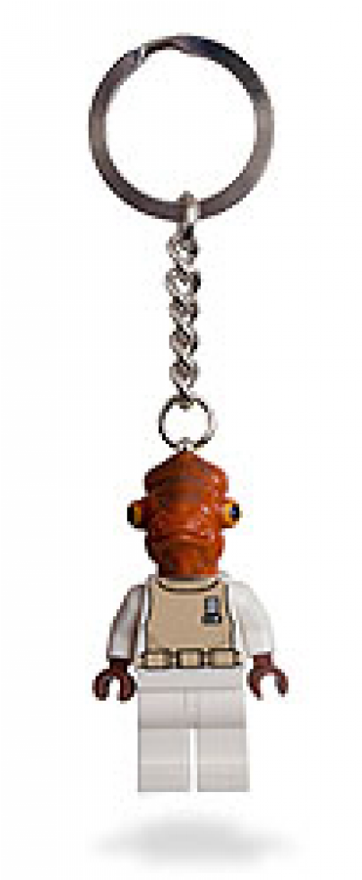 Lego Star Wars Admiral Ackbar Key Chain 852836 (980x980), Png Download