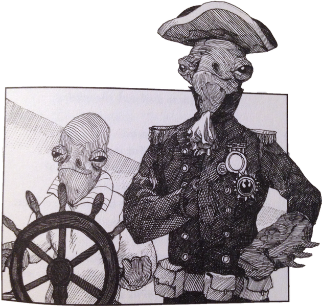 Admiral Ackbar - William Shakespeare's The Jedi Doth Return (630x599), Png Download