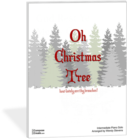 The First Noel, Oh Christmas Tree Intermediate Piano - Art Print: Forest Day By Kimberly Allen : 18x6in (550x550), Png Download