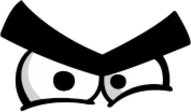 Angry Eyes Cartoon Png (640x480), Png Download