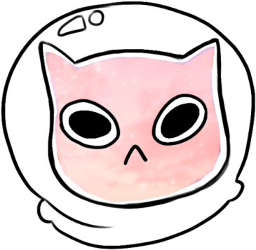 A Transparent Space Cat For You All - Space Cat Drawing (500x500), Png Download
