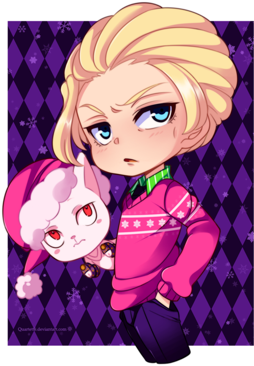 Killer Queen, Jojo's Bizarre Adventure, La Extraña - Jojo Kira Chibi (600x774), Png Download