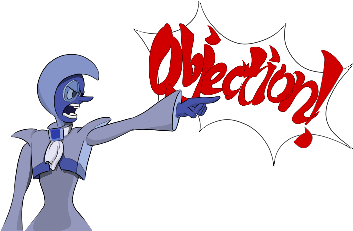 Court Clipart Objection - Steven Universe Ace Attorney (1280x800), Png Download