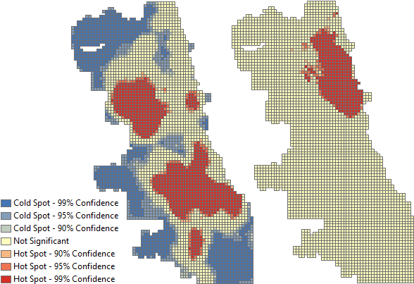 Violent Crime And Liquor Vendor Hot Spot Maps - Hotspot Analysis Crime In Chicago (595x411), Png Download