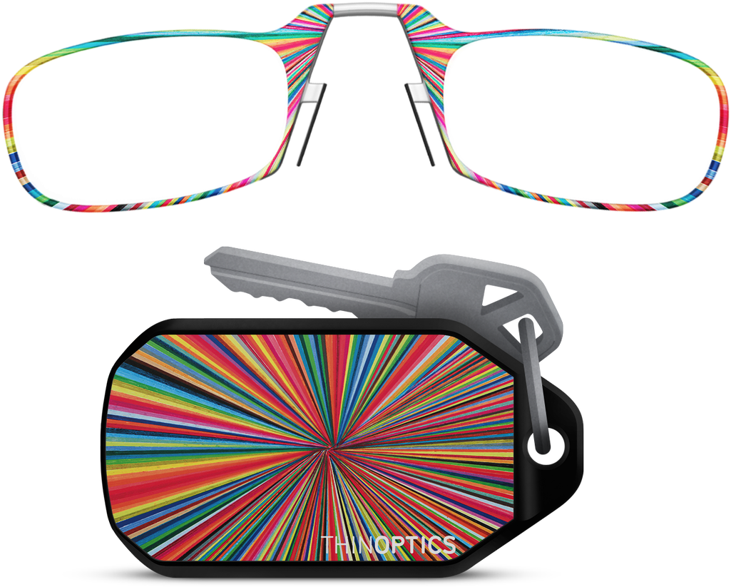 0 Replies 1 Retweet 4 Likes - Thinoptics Keychain Case & Readers (1200x1200), Png Download