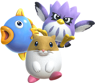 View Samegoogleiqdbsaucenao Dream Character 3 , - Kirby Rick Kine Coo (590x445), Png Download