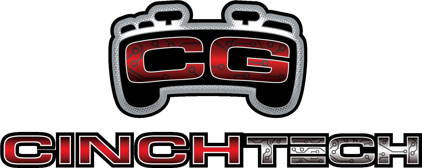Is Now - Cinch Gaming Logo Png (1800x743), Png Download