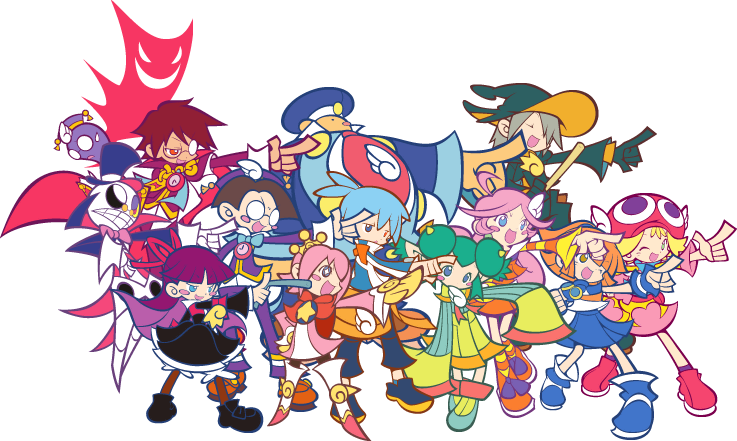 News - Puyo Puyo All Characters (737x441), Png Download