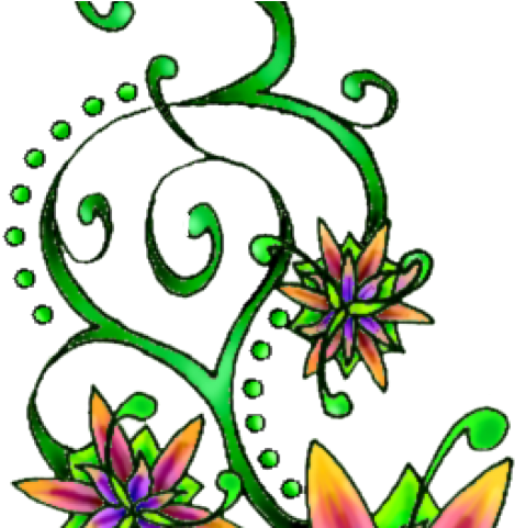 Flower Tattoo Png Transparent Images - Tattoo (640x480), Png Download