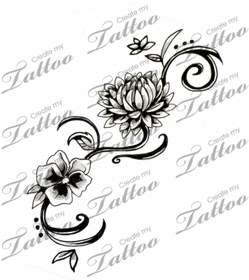 Flowers Graphic Library Library - Chrysanthemum November Birth Flower Tattoo (400x400), Png Download