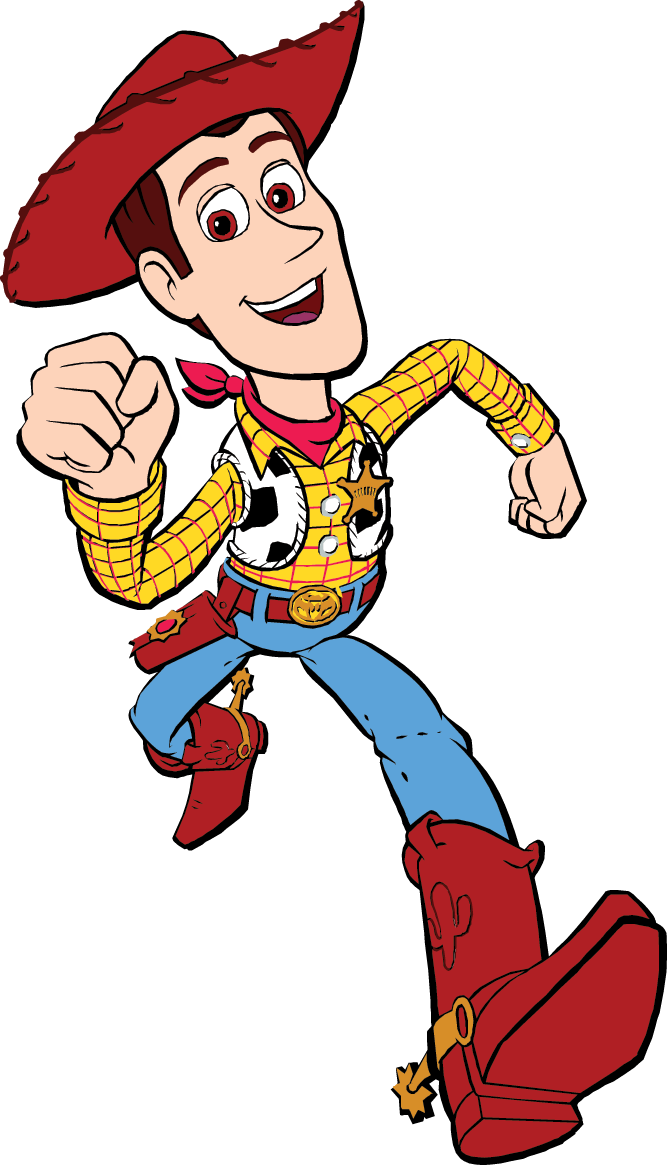 Clip Royalty Free Library Arcade Clipart Carnival Person - Toy Story Woody Clip Art (667x1165), Png Download
