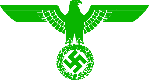 Green Nazi Eagle - Your Mom Calls You By Your Full Name Bichael (488x262), Png Download