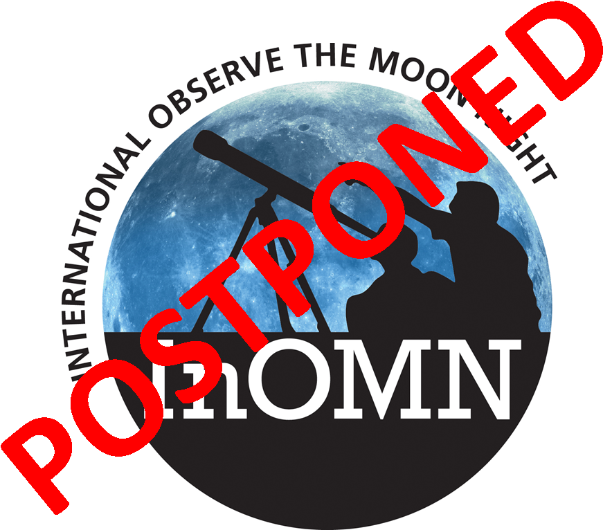 Inomn-postponed - International Observe The Moon Night 2018 (1141x1044), Png Download