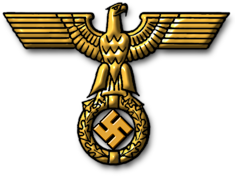 Nazi Eagle Symbol Wallpaper - World War Ii (782x639), Png Download