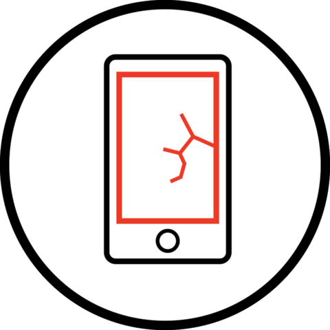 Premium Screen Repair For Iphone 5s / 5se - Ipad Mini (480x480), Png Download