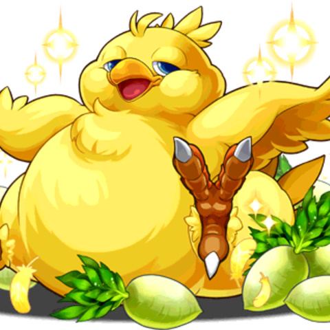 Capricious Summon, Fat Chocobo Evolution - Fat Chocobo Pad (480x480), Png Download