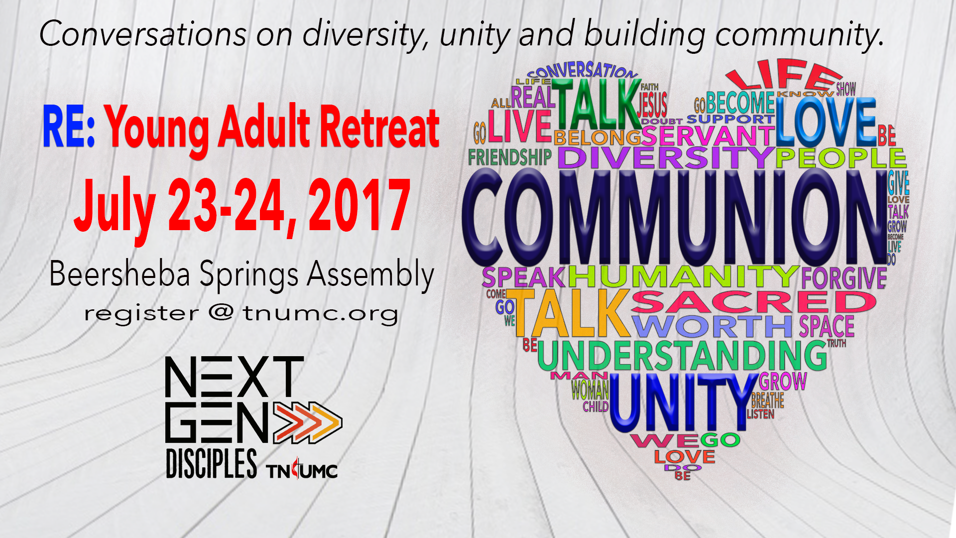 Young Adult Retreat At Beersheba Springs Postponed (1920x1080), Png Download