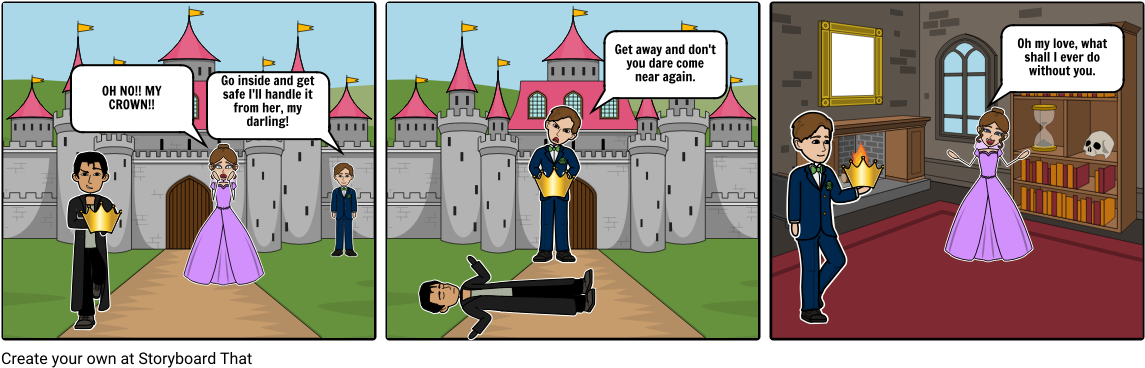 The Golden Crown - Cartoon (1164x385), Png Download