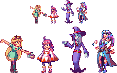 The Quick Practice Thing Turned Out To Take Longer - Star Vs The Forces Of Evil Sprites (467x299), Png Download