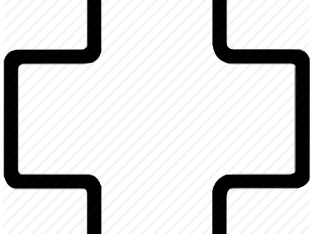 Outline Of A Cross (640x480), Png Download