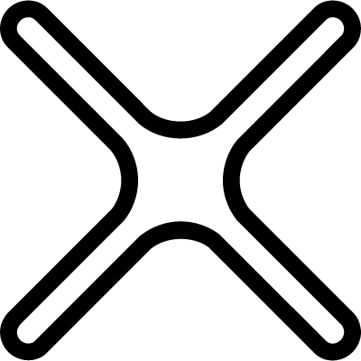 Cross Outline Vector - Cancel Logo (400x400), Png Download