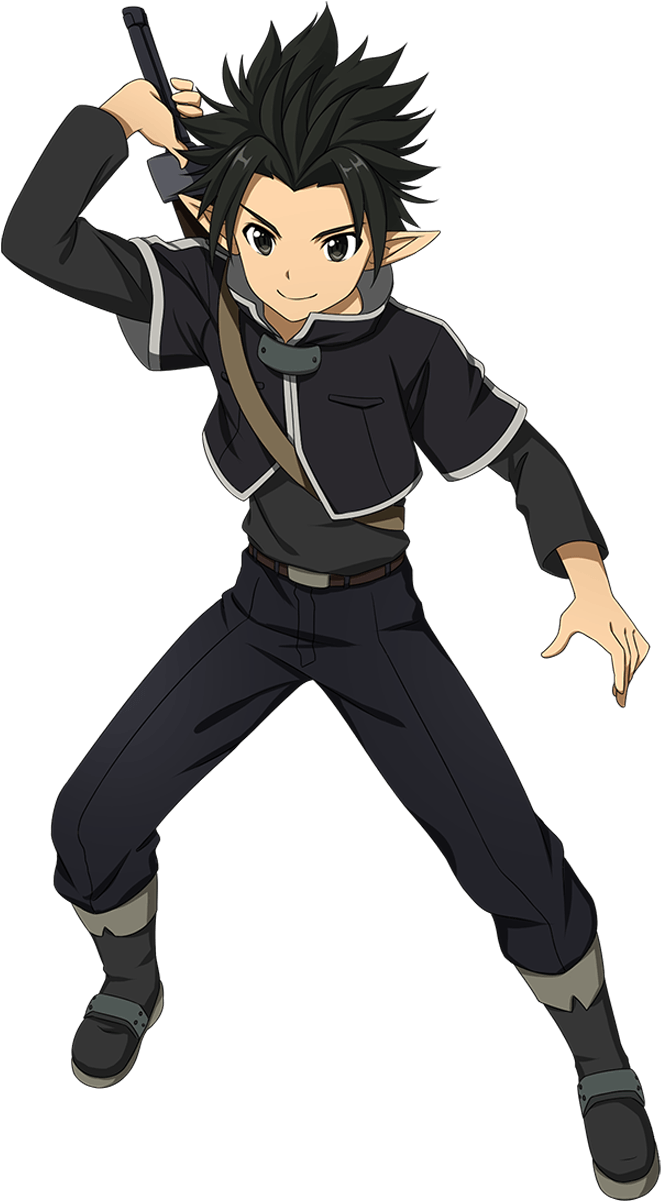 Md Black Spriggan - Kirito (1500x1500), Png Download