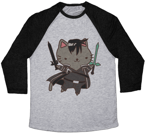 Cat Cosplay Kirito - Heroes Never Die Shirt (484x484), Png Download